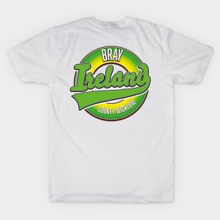 Bray County Wicklow Ireland retro logo T-Shirt